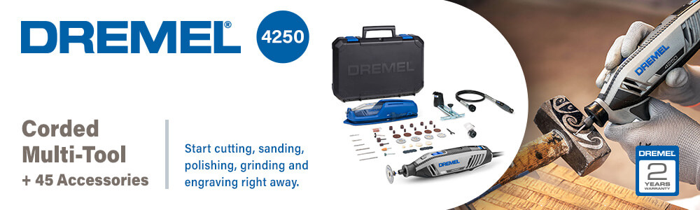 Dremel 4250 Rotary Multi Tool Kit and 45 Accessories Dremel 4250 Rotary Multi Tool Kit 45 Accessories