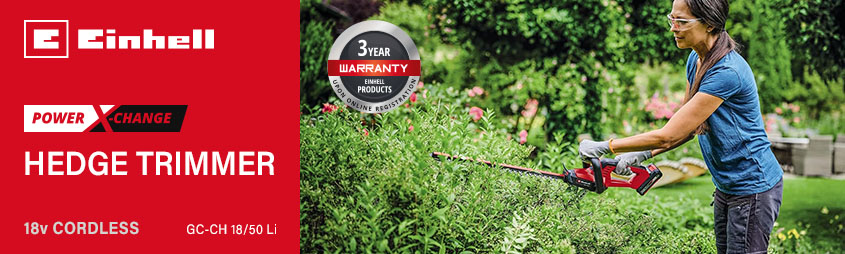 Einhell GC-CH-18-50-Li 18v Power-X-Change Cordless Hedge Trimmer 500mm