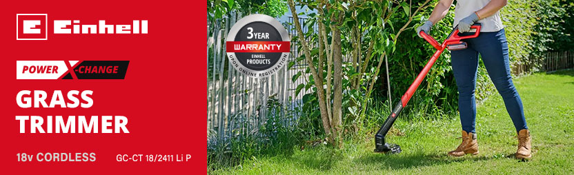 Einhell GC-CT 18/2411 Li P 18v Power-X-Change Cordless Grass Trimmer 240mm