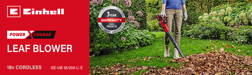 Einhell GE-UB-18-250-Li-E 18v Power-X-Change Cordless Leaf Blower