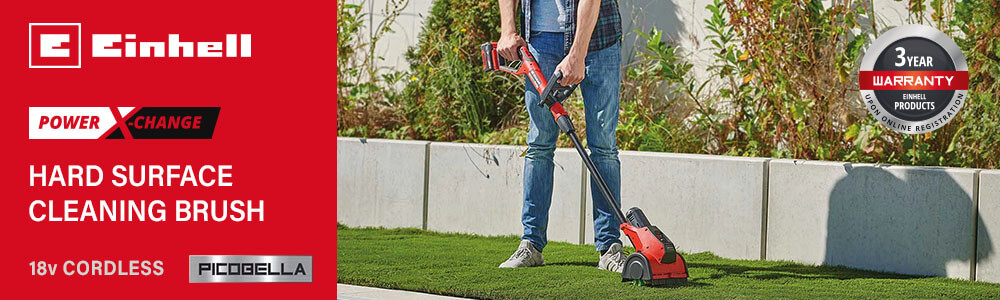 Einhell PICOBELLA 18v Cordless Hard Surface Cleaning Brush Power-X-Change