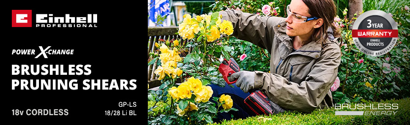 Einhell Professional GP-LS 18/28 Li BL 18v Cordless Brushless Pruning Shears Power-X-Change Einhell Professional GP-LS 18/28 Li BL 18v Cordless Brushless Pruning Shears Power-X-Change