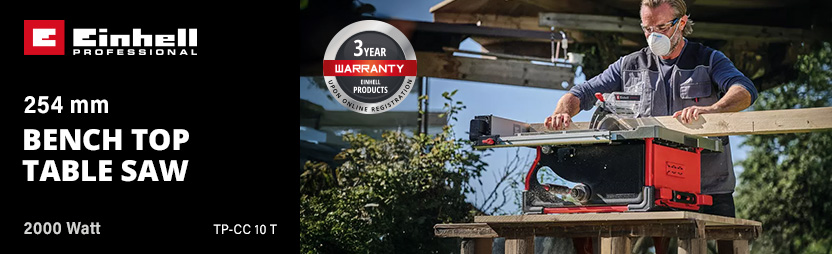 Einhell Professional TP-CC 10 T 2000W Bench Top Table Saw 254mm