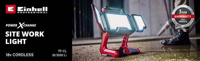 Einhell Professional TP-CL 18/3000 Li 18v Cordless Site Work Light Power-X-Change