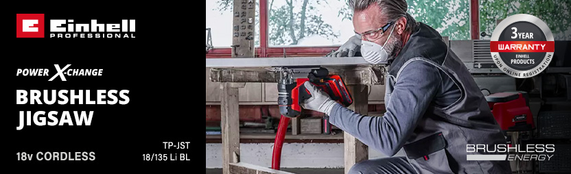 Einhell Professional TP-JST 18/135 Li BL 18v Cordless Brushless Jigsaw Power-X-Change