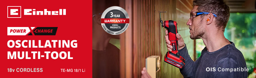 Einhell TE-MG 18/1 Li 18v Power-X-Change Cordless OIS Oscillating Multi Tool