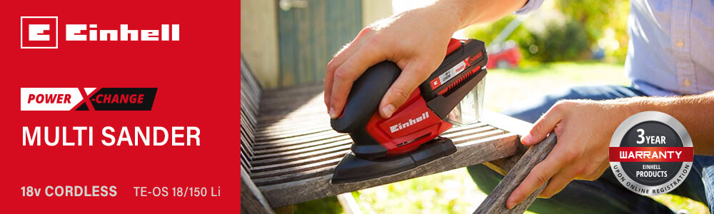 Einhell TE-OS 18-150 Li 18v Cordless Multi Sander Power-X-Change