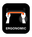 Ergonomic Handle BCMW3318 Ergonomic Comfortable Handle