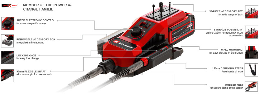 Einhell TE-MT 18/34 Li Cordless Rotary Multi Tool