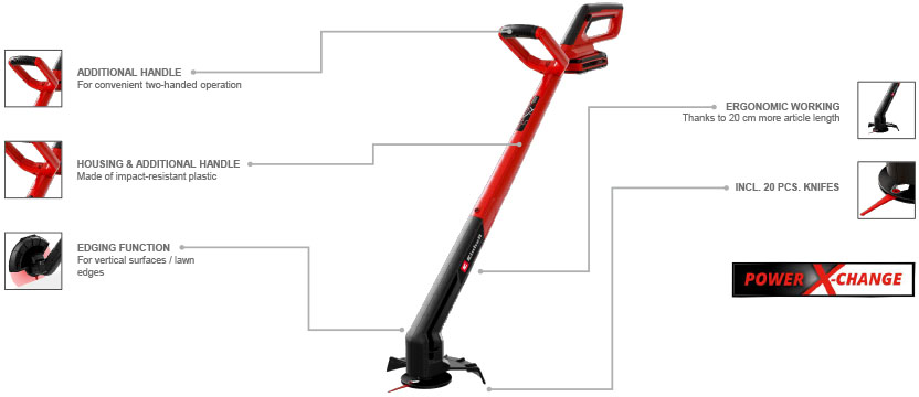 Einhell GC-CT 18/2411 Li P 18v Grass Trimmer