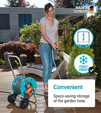 Hose Trolley Set CleverRoll S Frost Proof Storage