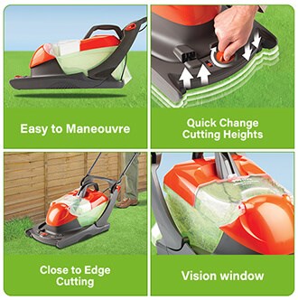 Flymo GLIDER COMPACT 330AX Collect Hover Mower 330mm