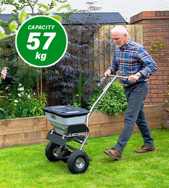 Handy THS125SALTHDUTY Broadcast Spreader fertilizer Heavy-duty Capacity
