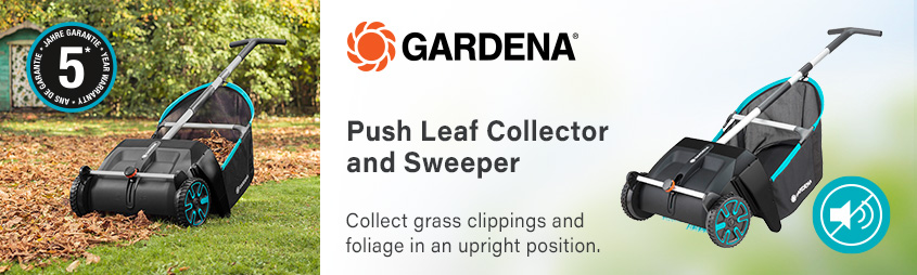 Gardena Push Garden Leaf / Grass
Collector and Sweeper Gardena 3565-20 Push Garden Leaf Grass Collector Sweeper