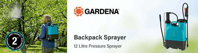 Gardena 1114020 Backpack Water Pressure Sprayer