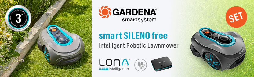 Gardena Smart SILENO Free GPS
AI-Powered Robotic Lawnmower 1200 Set Gardena Smart SILENO Free GPS Robotic Lawnmower Set 19923-28
