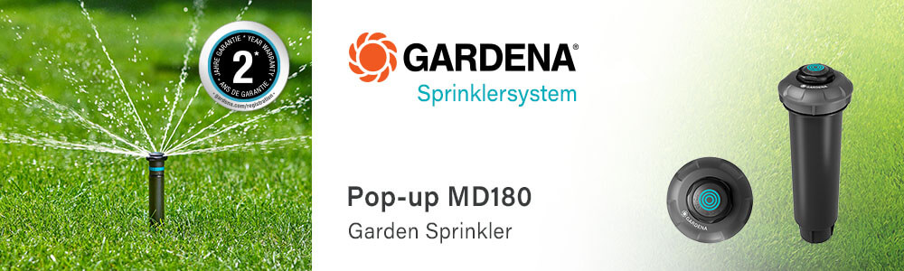 Gardena SprinklerSystem MD180 Pop-Up Garden Sprinkler Gardena SprinklerSystem MD180 PopUp Garden Sprinkler 8233-20