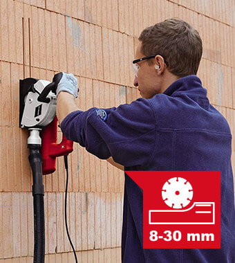 Einhell TC-MA 1300 Wall Chaser Soft start Spindle lock