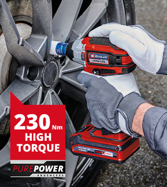 Einhell Professional IMPAXXO 18/230 Cordless Impact Wrench Brushless PurePOWER motor