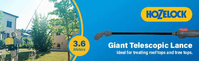 Hozelock Giant Telescopic Lance for Pressure Sprayers 3.6M