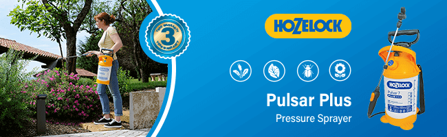 Hozelock Pulsar Plus
7 Litre Pressure Sprayer Hozelock Pulsar Plus 4311 Water Pressure Sprayer