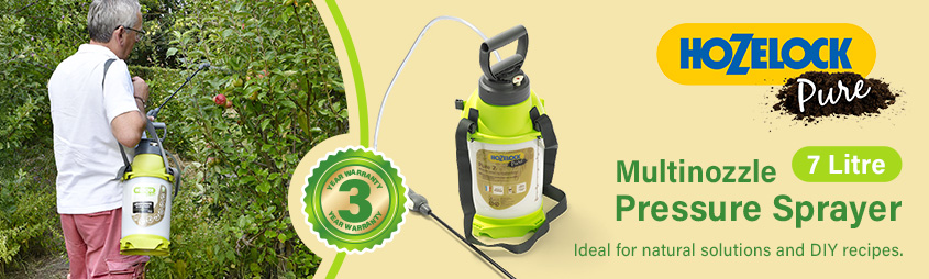 Hozelock Pure 4550 Multinozzle Pressure Sprayer Hozelock 4550 Pure Multinozzle Water Garden Pressure Sprayer