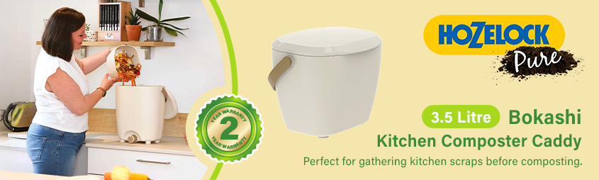 Hozelock Pure Bokashi Kitchen Composter Caddy Hozelock Pure Bokashi Kitchen Composter Caddy 100-100-496