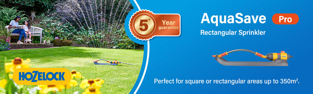 Hozelock Rectangular Area Oscillating Garden AquaSave Pro 350 Sprinkler