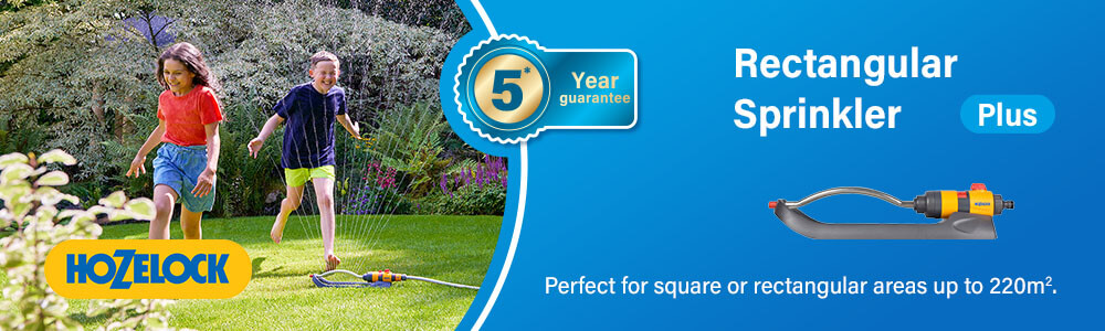 Hozelock Rectangular Area Plus Oscillating Garden Sprinkler