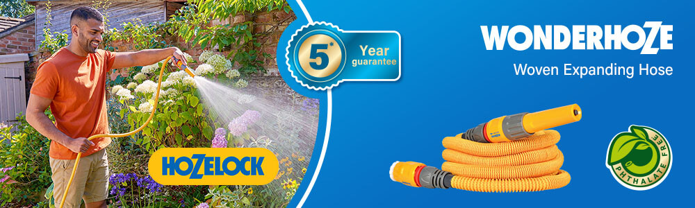 Hozelock Wonderhoze
Woven Expanding Hose Pipe Hozelock Wonderhoze Woven Expanding Hose Pipe