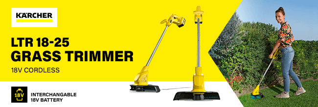 Karcher LTR 1825
18v Cordless
Grass Trimmer 250mm Karcher LTR 1825 18v Cordless Grass Trimmer 250mm