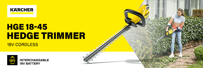 Karcher HGE1845 18v Cordless Hedge Trimmer 450mm
