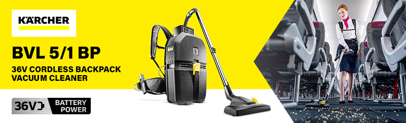 Karcher BVL 5/1 BP Professional 36v Cordless Backpack Vacuum Cleaner