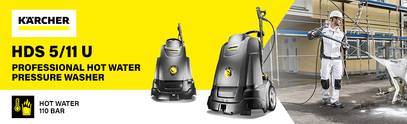 Karcher HDS 5/11 U Professional
Hot-Water Pressure Washer 110 Bar Karcher 10649020 5/11 U Professional EASY!Force EASYForce Hot-Water Pressure Washer 110 Bar