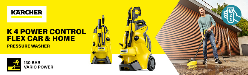Karcher K 4 POWER CONTROL FLEX CAR and HOME Pressure Washer 130 Bar Karcher K 4 POWER CONTROL FLEX CAR and HOME Pressure Washer 130 Bar