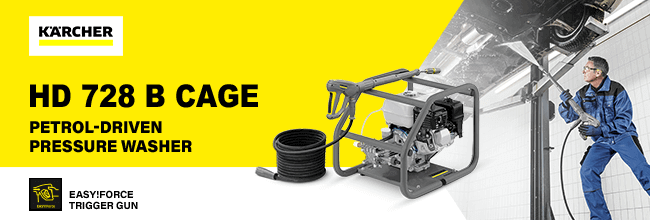 Karcher
HD 728 B CAGE 160 Bar
Professional Petrol Pressure Washer Karcher HD728B CAGE Professional Petrol Pressure Washer