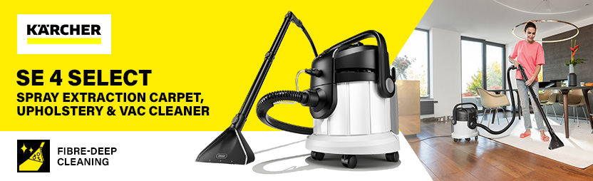 Karcher SE 4 SELECT Spray Extraction Carpet, Upholstery and Vacuum Cleaner Karcher SE 4 SELECT Spray Extraction Carpet Upholstery and Vacuum Cleaner