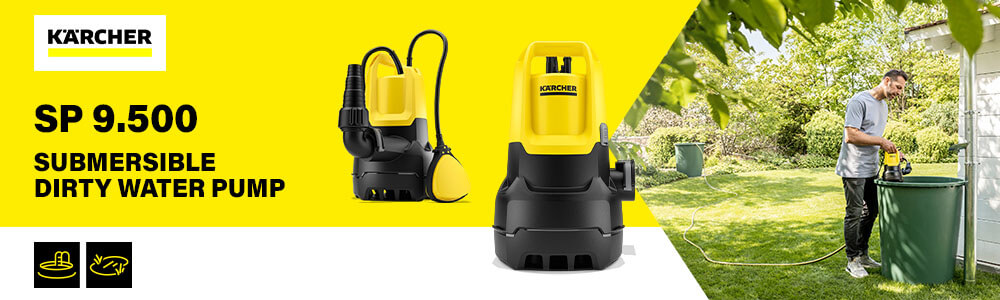 Karcher SP 9.500
Submersible Dirty Water Pump Karcher SP 9500 Submersible Dirty Water Pump