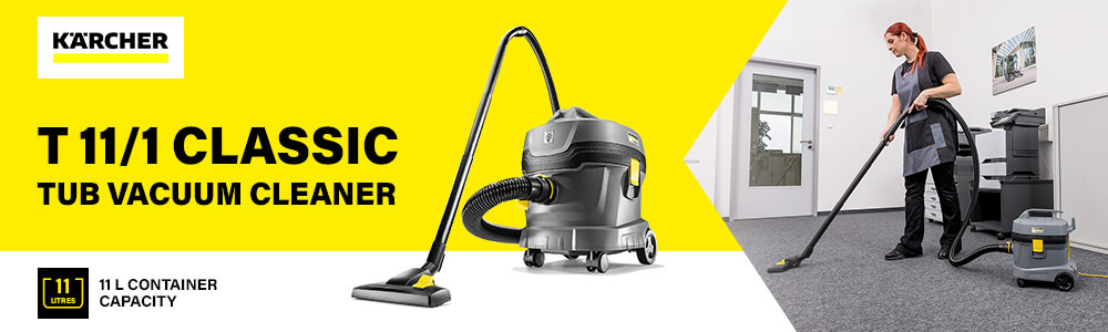 Karcher T 11-1 Classic Professional Tub Vacuum Cleaner 11L HEPA Filter