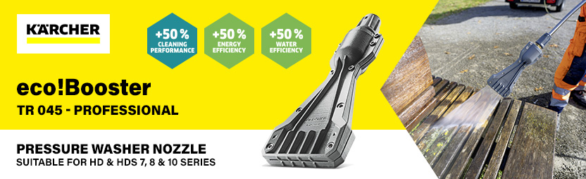 Karcher TR 045 Eco!Booster Nozzle
For Professional HD & HDS 7, 8 & 10 Pressure Washers Karcher TR 045 21130870 Eco!Booster Nozzle HD-7 HDS-8 HD-10 HDS-E Professional Pressure Washers