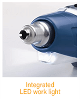 Steinel HL Stick hittekanon, 350 W hittekanon, 400°-500°C, LED werklamp, standaard, handwerk en modelbouw