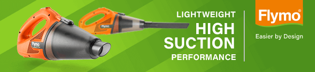 Lightweight, integrated battery vacuum,
with attachments for collecting
small, wet and dry garden debris. Flymo SIMPLIVAC LI 18v Cordless Wet Dry Garden Vacuum