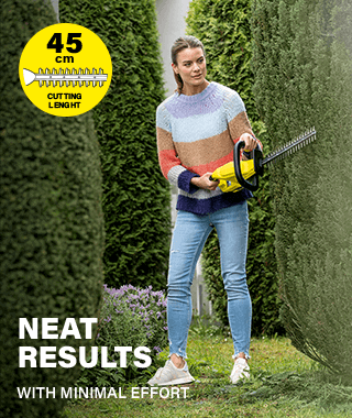 Karcher HGE1845 Cordless Lightweight Hedge Trimmer
