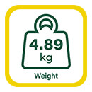 4.89 kg Weight Webb WEECS402200 Weight
