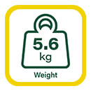 5.6 kg Weight Webb WEPCS16 Weight