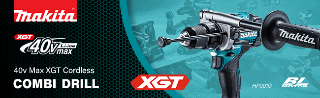 Makita
40v Max XGT Brushless
Combi Drill
HP001G Makita HP001G 40vMax XGT Cordless Brushless Combi Drill