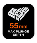 KW1200EKA Plunge Depth