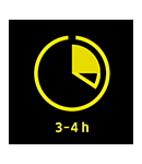 Application frequency 3-4h
Recommended maximum duration of use in hours/day. Karcher HDS7104MX Application Frequency