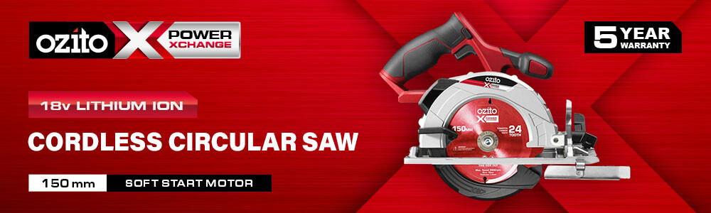 Ozito PXCSS500U Power X-Change 18v Cordless Compact Circular Saw