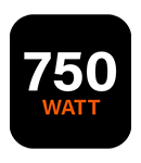 Power Wattage: 750 W BES301 Power Wattage